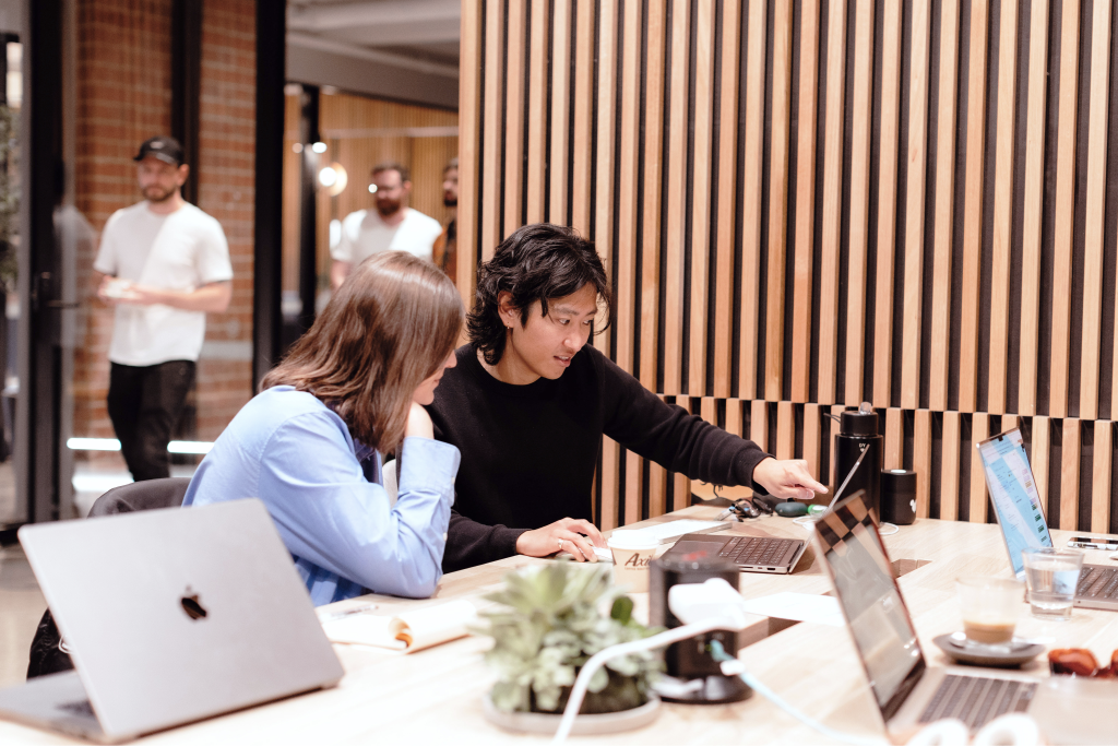 DotCollective team members working together